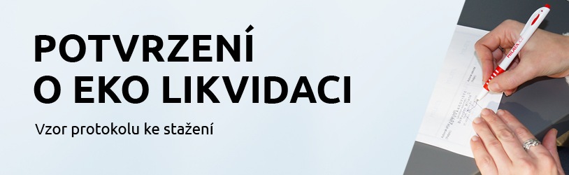 Potvrzení o eko likvidaci ke stažení